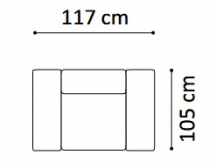 GALA COLLEZIONE_PLAZA_fOTEL Z BOKAMI; REGULOWANY ZAGŁÓWEK